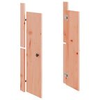 Puertas cocina exterior MEPPEL 2 uds madera maciza Douglas 50x9x82 cm