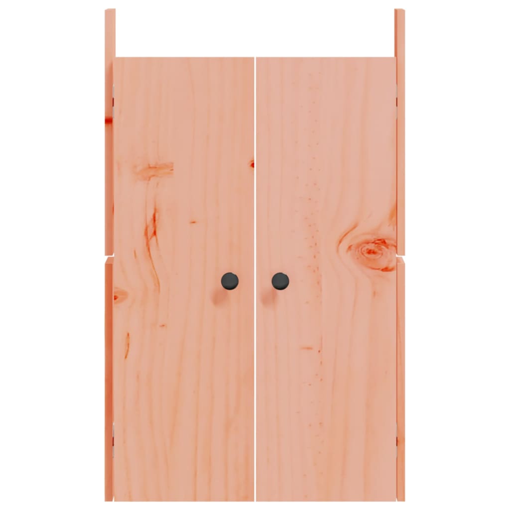 Puertas cocina exterior MEPPEL 2 uds madera maciza Douglas 50x9x82 cm