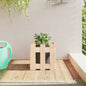 Jardinera 4 niveles madera maciza de pino blanca 80,5x79x36 cm
