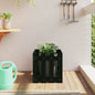 Jardinera 4 niveles madera maciza de pino blanca 80,5x79x36 cm