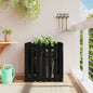 Jardinera 4 niveles madera maciza de pino blanca 80,5x79x36 cm