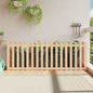 Arriate elevado jardín con valla madera maciza pino 100x30x30cm