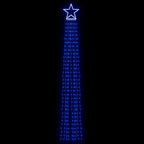Luces para árbol de Navidad 320 LED azul 375 cm