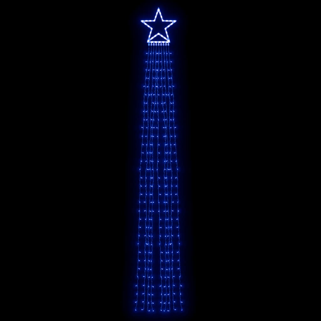 Luces para árbol de Navidad 320 LED azul 375 cm