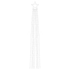 Luces para árbol de Navidad 320 LED azul 375 cm