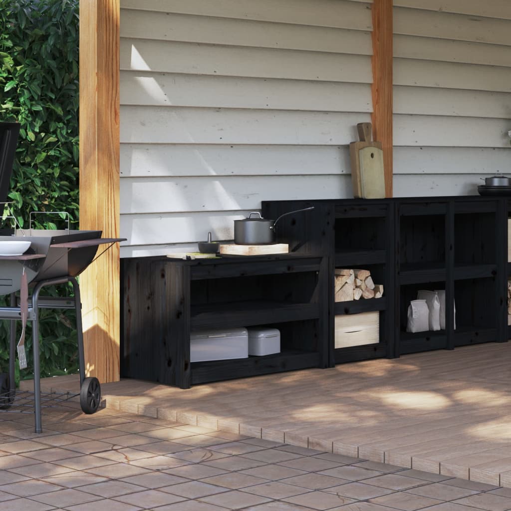 Armario de cocina de exterior MEPPEL madera maciza de pino