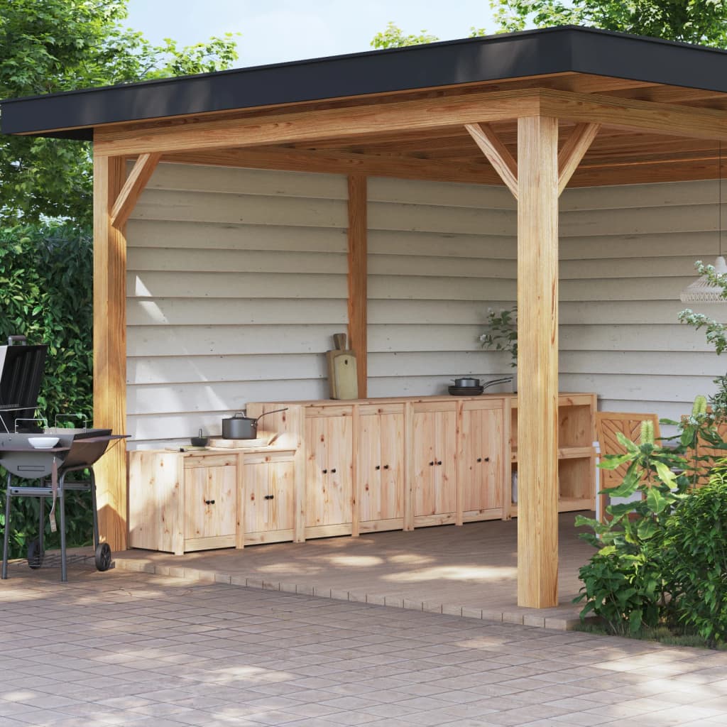 Armario de cocina de exterior MEPPEL madera maciza de pino