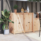 Armario de cocina de exterior MEPPEL madera maciza de pino