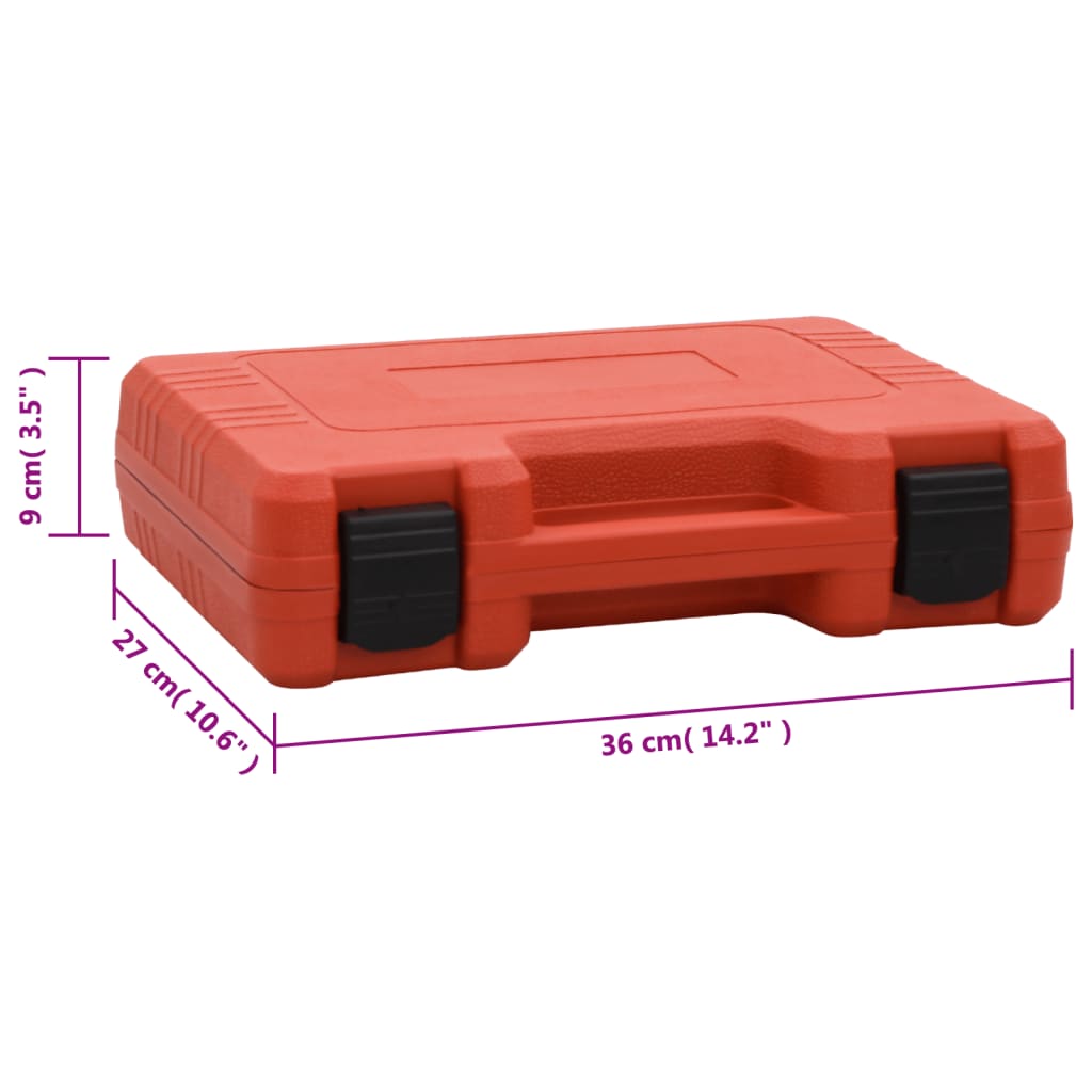 Red air conditioning leak detector kit 36x27x9 cm