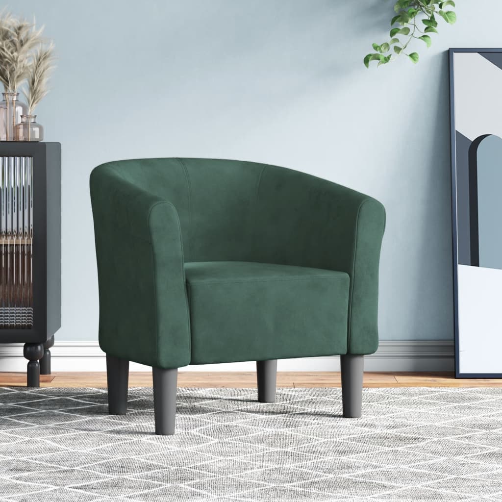 White synthetic leather armchair