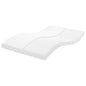Colchão de espuma de 7 zonas firmeza 20 ILD branco 100x200 cm