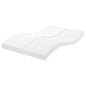 Colchão de espuma de 7 zonas firmeza 20 ILD branco 100x200 cm