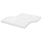 Colchão de espuma de 7 zonas firmeza 20 ILD branco 100x200 cm