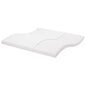 Colchão de espuma de 7 zonas firmeza 20 ILD branco 100x200 cm