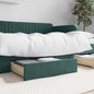 Cajones cama 2 uds madera ingeniería cuero sintético capuchino