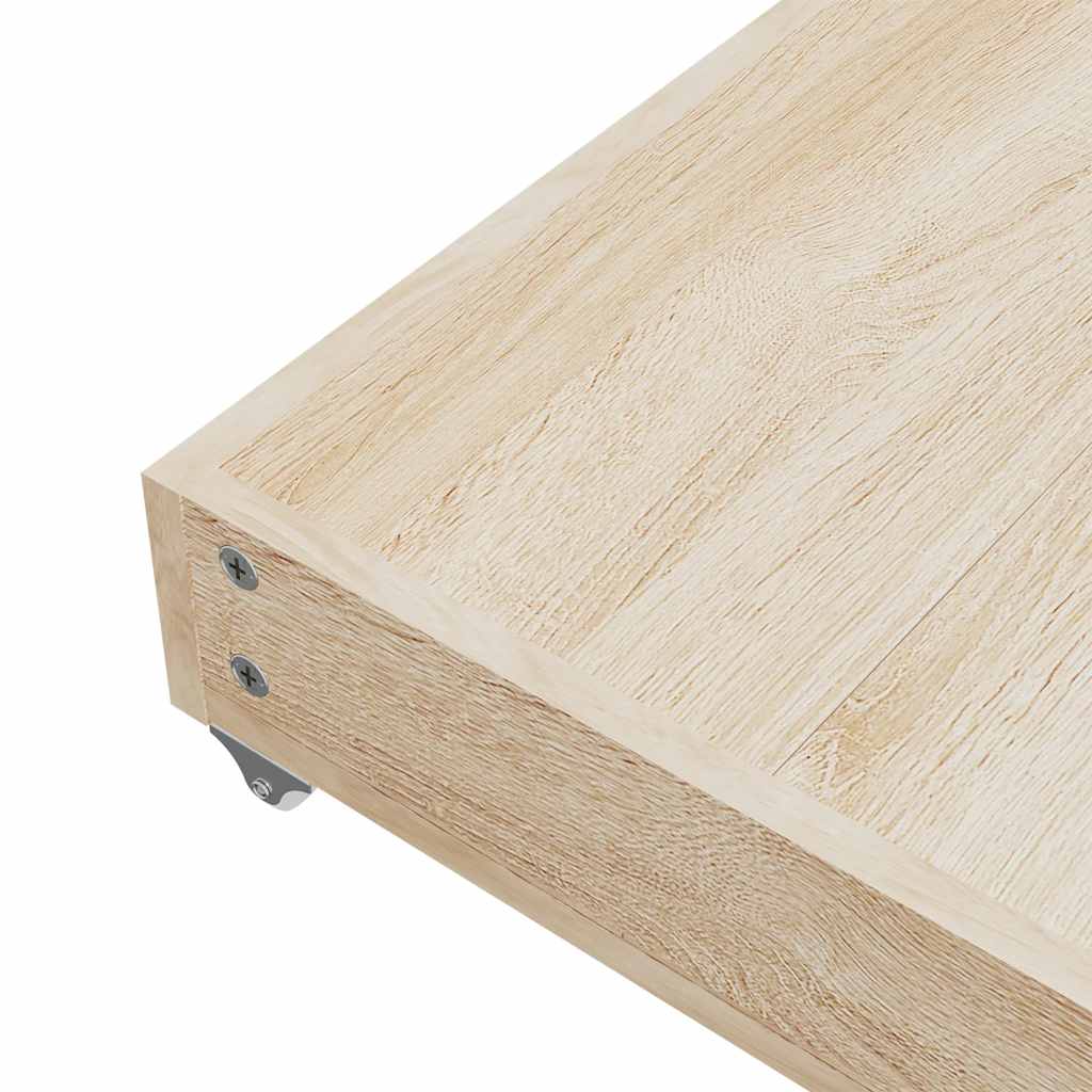 Cajones cama 2 uds madera ingeniería cuero sintético capuchino