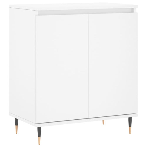 Aparador de contraplacado branco 60x35x70 cm