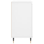 Aparador de madera contrachapada blanco 60x35x70 cm