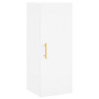 Armario de pared blanco 34,5x34x90 cm