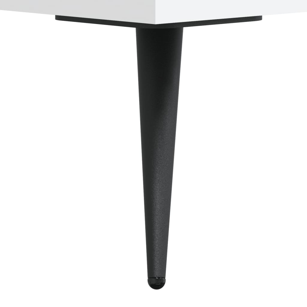 Zapatero madera de ingeniería blanco 102x35x55 cm