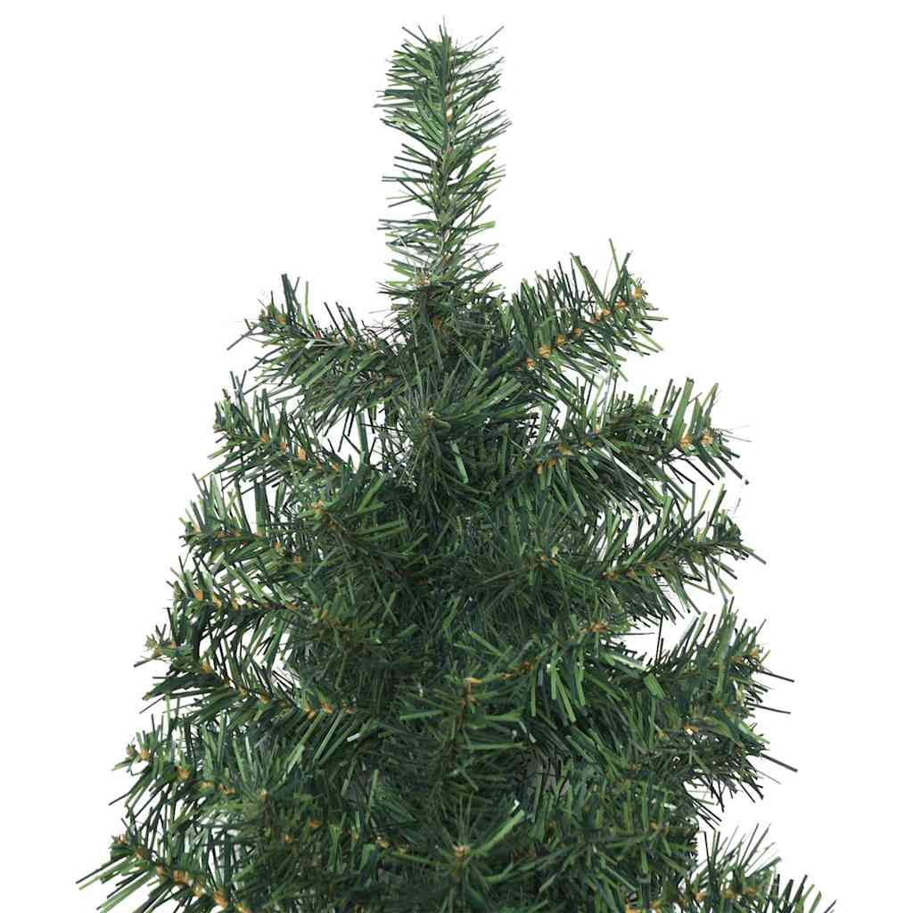 Árbol de Navidad estrecho con soporte PVC 270 cm