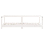 Estructura de cama para niños madera de pino blanco 70x140 cm