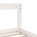Estructura de cama para niños madera de pino blanco 70x140 cm