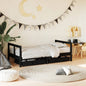 Estructura cama infantil y cajones madera pino blanco 80x160 cm