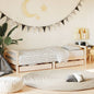 Estructura cama infantil y cajones madera pino blanco 80x160 cm