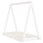 Estructura de cama para niños madera de pino blanco 70x140 cm
