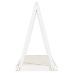 Estructura de cama para niños madera de pino blanco 70x140 cm