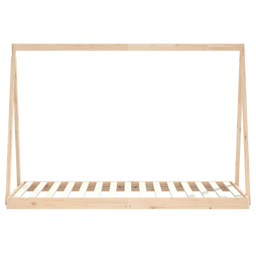 Estructura de cama infantil madera maciza de pino 90x190 cm