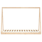 Estructura de cama infantil madera maciza de pino 90x190 cm