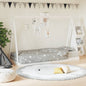 Estructura de cama para niños madera de pino blanco 70x140 cm