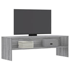 Mueble de TV madera de ingeniería gris Sonoma 120x40x40 cm