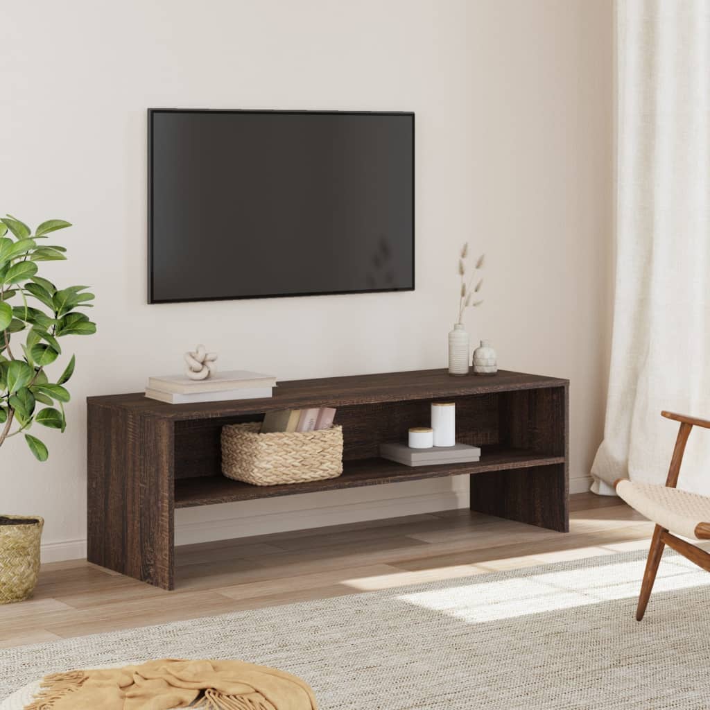 Mueble de TV madera de ingeniería gris Sonoma 120x40x40 cm