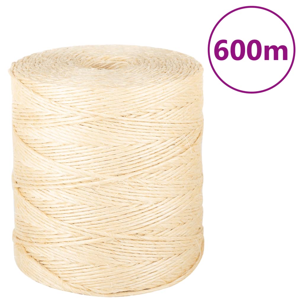 Cuerda 100% sisal 10 mm 25 m