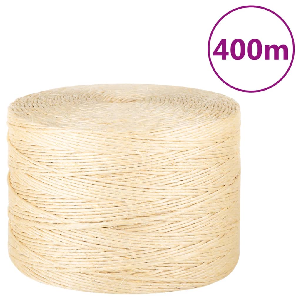 Cuerda 100% sisal 10 mm 25 m