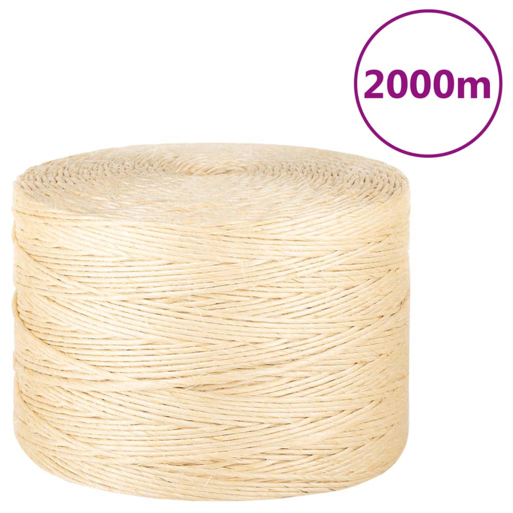 Cuerda 100% sisal 10 mm 25 m