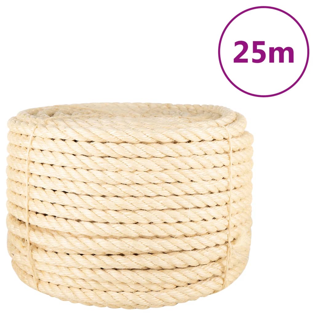 Cuerda 100% sisal 10 mm 25 m