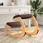 Taburete rodillas madera contrachapada abedul crema 55x84x55 cm