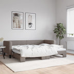 Sofá cama nido con colchón terciopelo verde oscuro 90x200 cm
