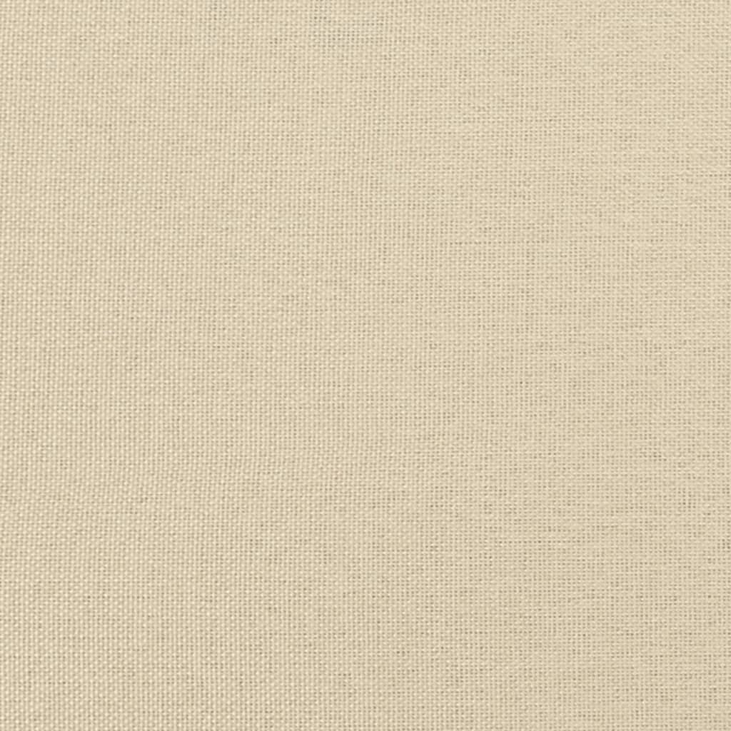Sofá cama nido con colchón tela crema 90x200 cm