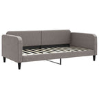 Sofá cama nido con colchón tela gris taupe 100x200 cm