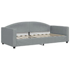 Sofá cama nido con cajones tela gris claro 100x190 cm
