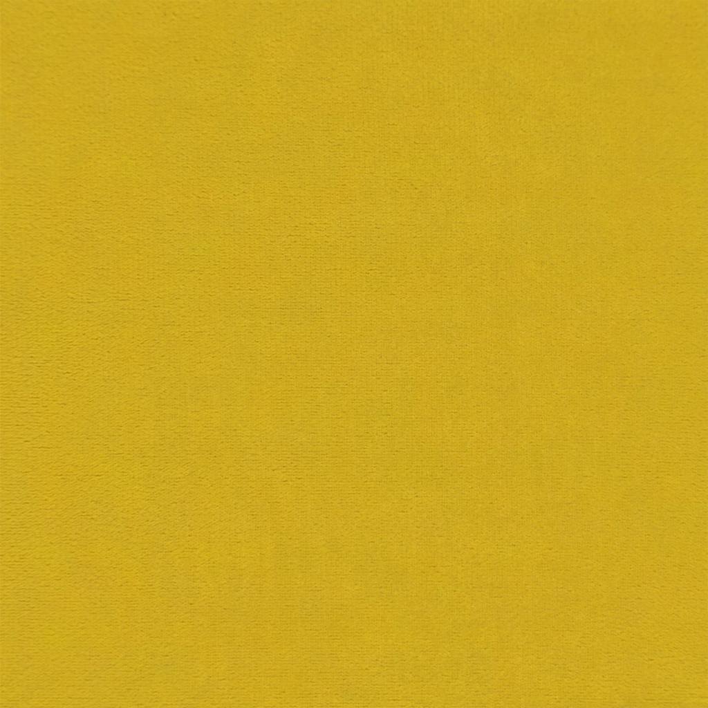 Sofá cama nido con cajones terciopelo amarillo 80x200 cm