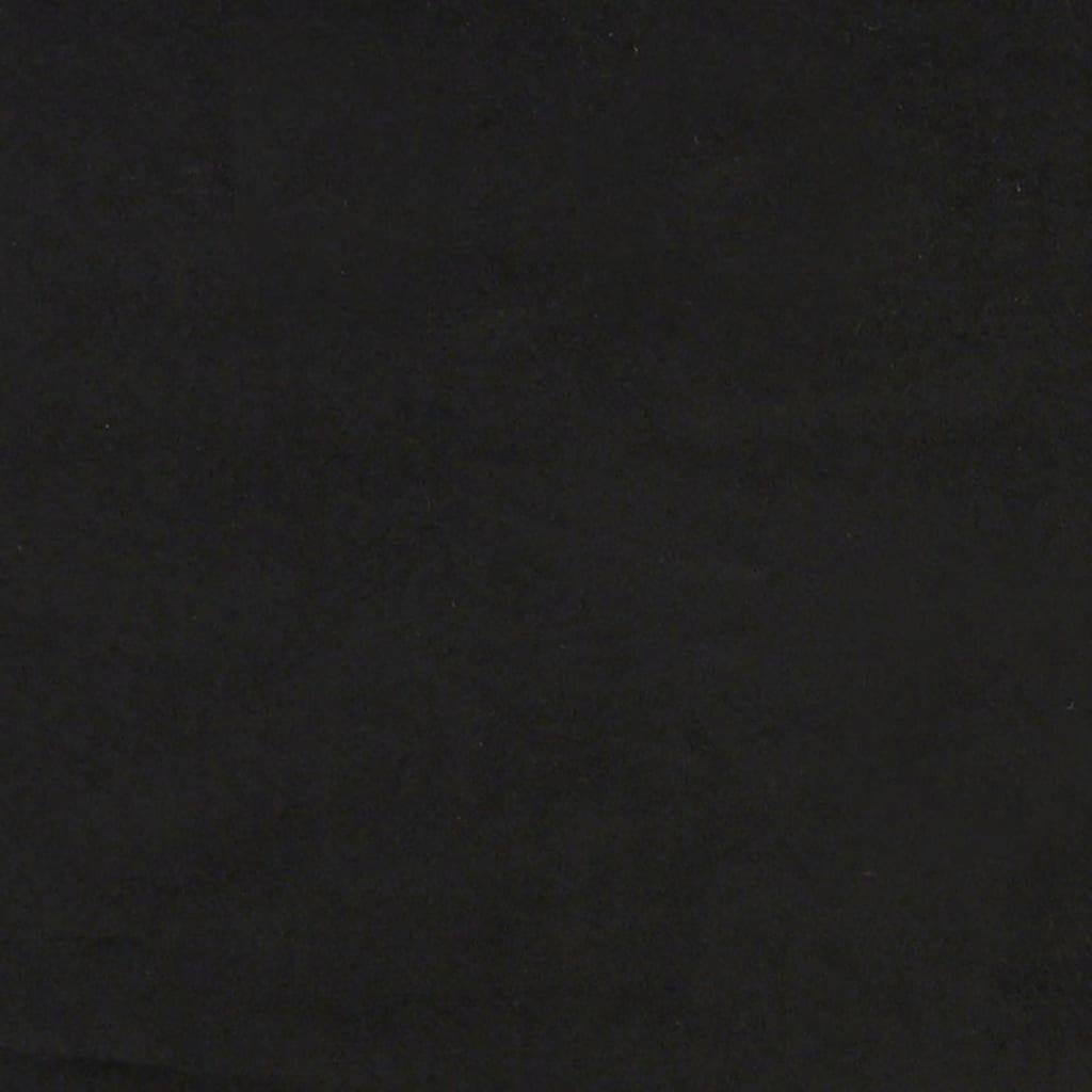 Sofá cama con colchón terciopelo negro 100x200 cm