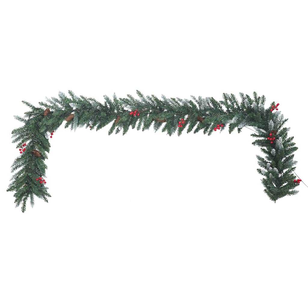 Set de decoración navideña para puerta 4 piezas PVC