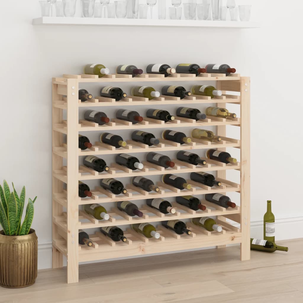 Botellero con tablero superior madera de pino 72,5x25x111,5 cm