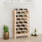 Botellero con tablero superior madera de pino 72,5x25x111,5 cm